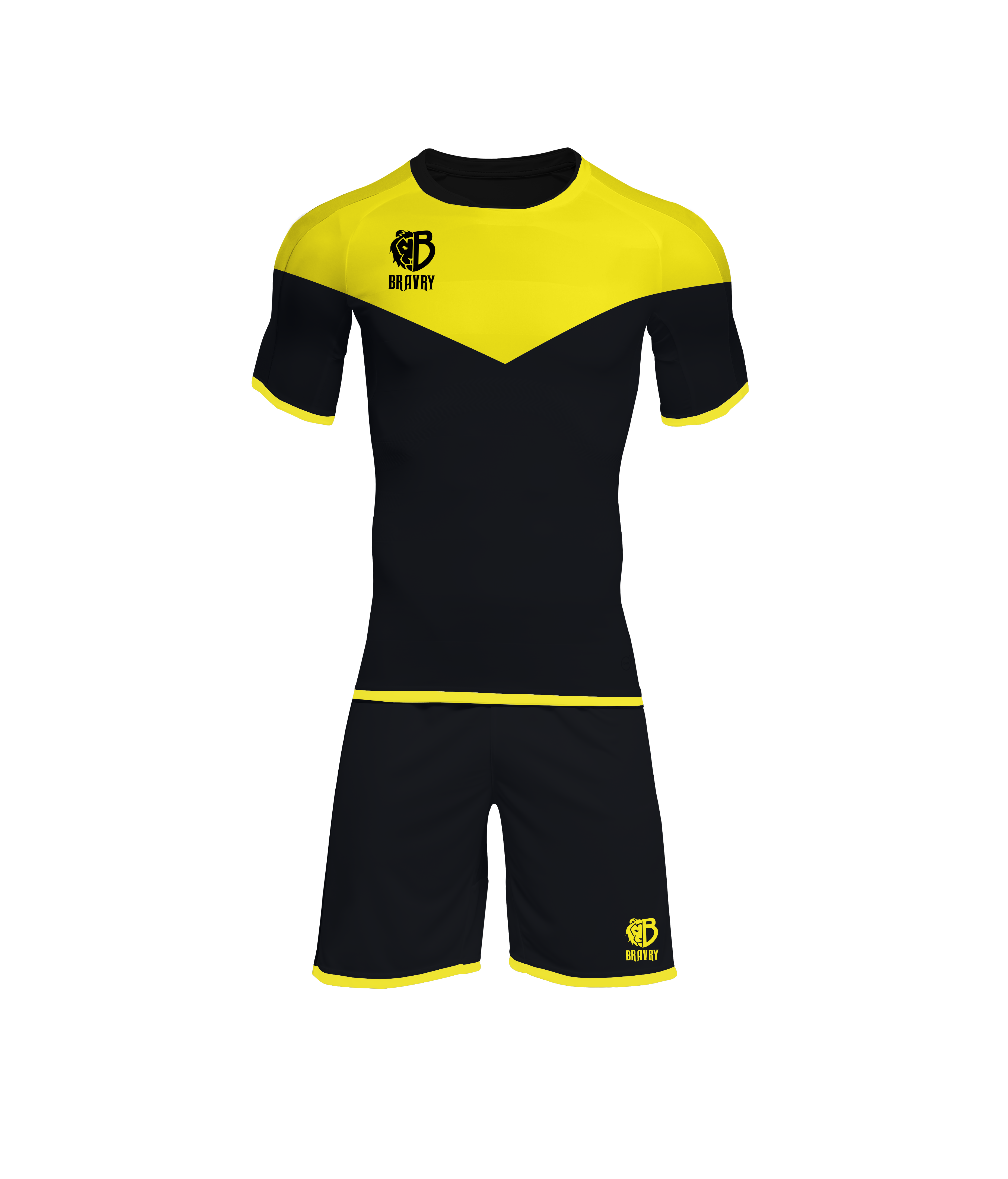 Футбольная форма Bravry Comfort Black/Yellow